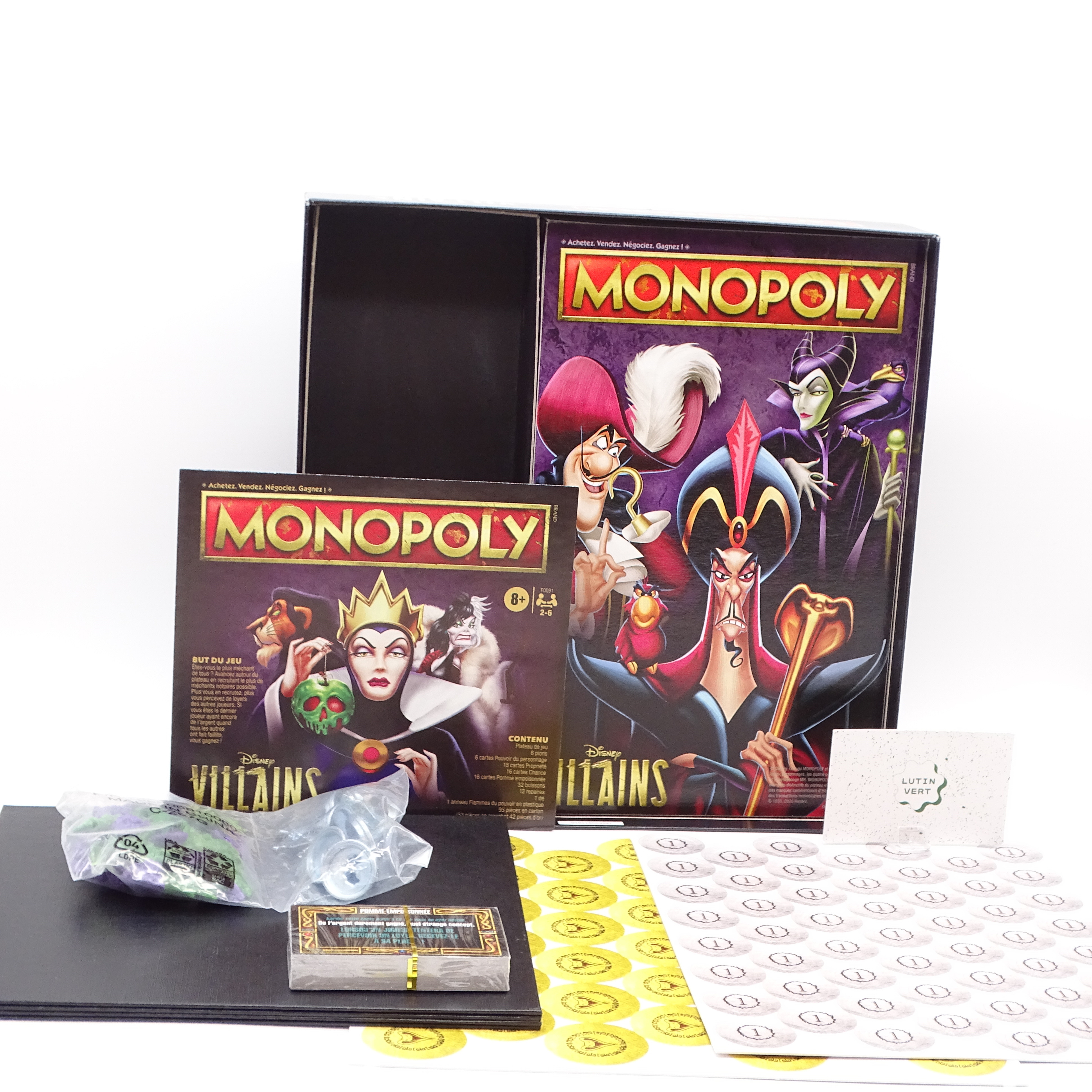 Monopoly Disney Villains HASBRO - Dès 8 ans | Ref 14507 Très bon état - Vue 2 - 